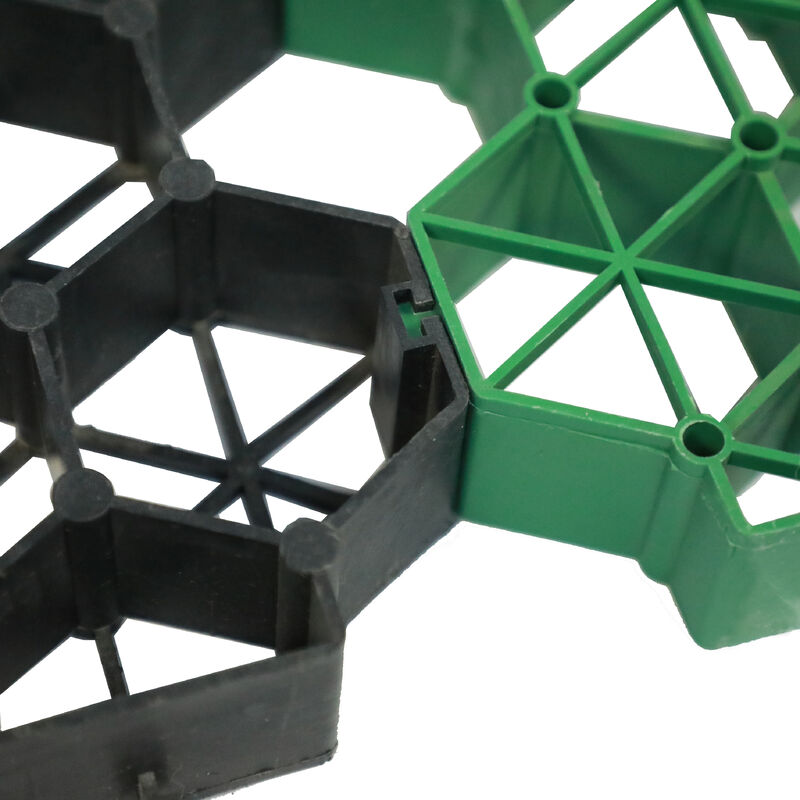 Pavé à gazon en HDPE durable et écologique pour les allées, l'aménagement paysager des jardins, le renforcement du gazon et la stabilisation du gravier des parkings
