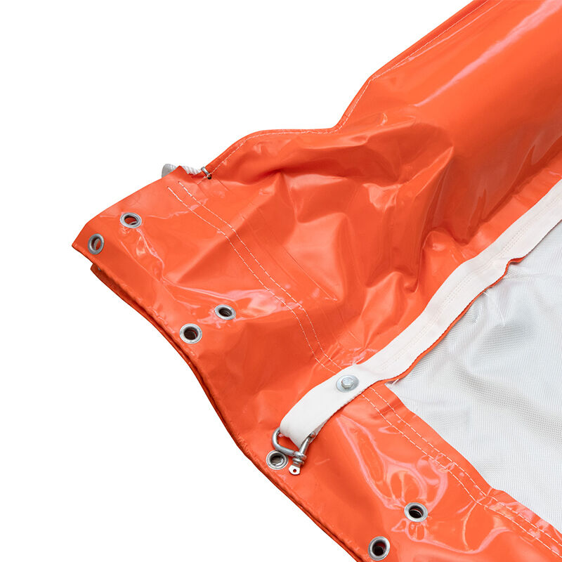 Rideau anti-turbidité flottant pour le contrôle de la pollution de l'eau, barrage flottant anti-hydrocarbures en PVC, rideau flottant aquatique perméable