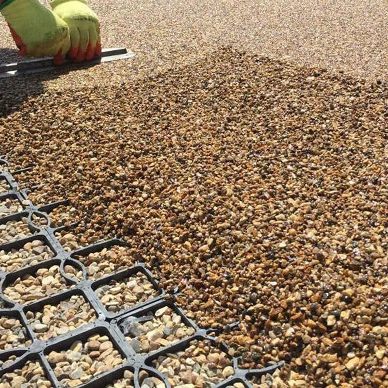 Grille en plastique HDPE pour gazon pour les parkings en revêtement herbeux, le contrôle de l'érosion des pentes, la stabilisation des sols, les pavés en gravier et l'aménagement paysager Grille en plastique pour gazon